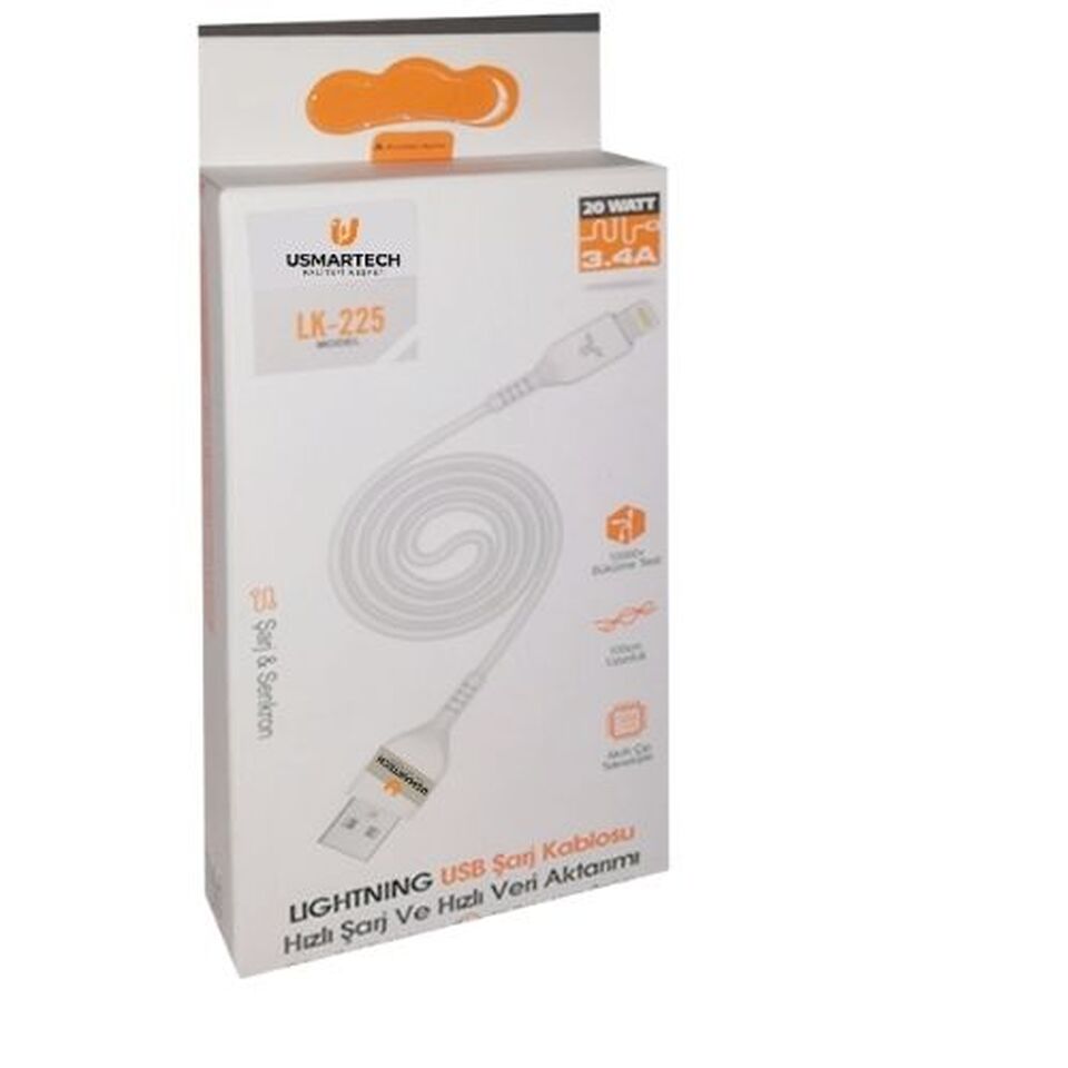 UsmarTech iPhone Hızlı Şarj Kablosu